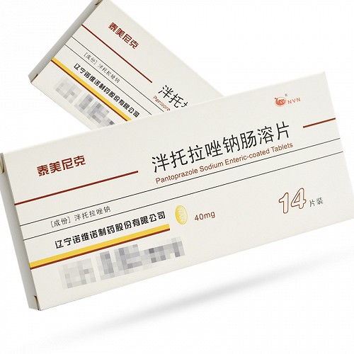 泰美尼克 泮托拉唑钠肠溶片 40mg*14片