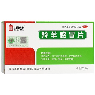 中国药材 羚羊感冒片 12片*2板