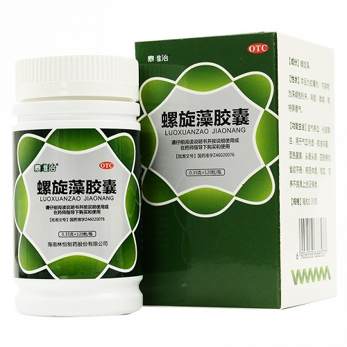 泰维治 螺旋藻胶囊 0.35g*120粒