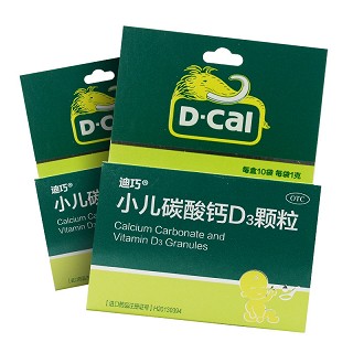 迪巧 小儿碳酸钙D3颗粒 10袋