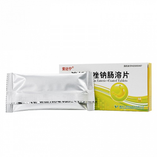 索达宁 泮托拉唑钠肠溶片 40mg*16片