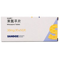 士乐平 米氮平片 30mg*10片