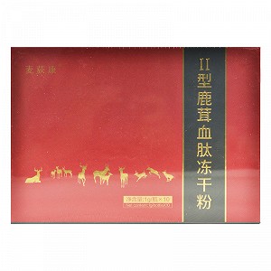 麦荻康 Ⅱ型鹿茸血肽冻干粉(会员专享) 10g(1g*10瓶)