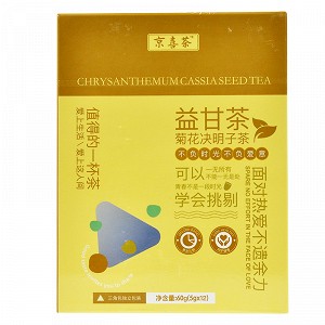 京喜茶 益甘茶菊花决明子茶(代用茶) 60g(5g*12)