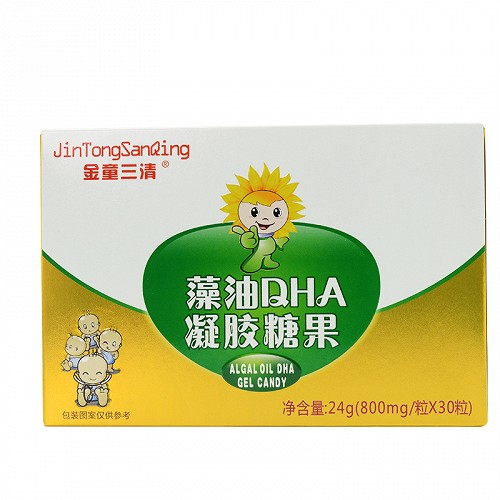 金童三清 DHA藻油凝胶糖果 800mg*30粒