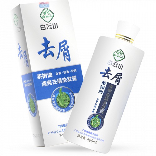 白云山 茶树油清爽去屑洗发露 400ml