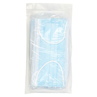 金士达 一次性使用医用外科口罩(KSC-21-C型) 17.5cm*9.5cm*10只（蓝色）