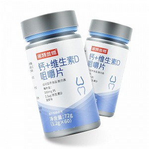 诺特兰德 钙+维生素D咀嚼片 1.2g*60粒