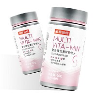 诺特兰德 MULTI VITA-MIN 复合维生素矿物质片 （红色包装）1g*60片（铁、铬、铜）