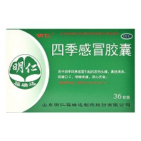 明仁  四季感冒胶囊  0.48g*36粒