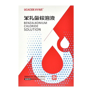 优可适 苯扎氯铵溶液 200ml（500ml：0.1g）