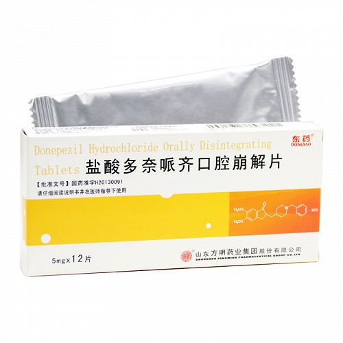 东方明 盐酸多奈哌齐口腔崩解片 5mg*12片