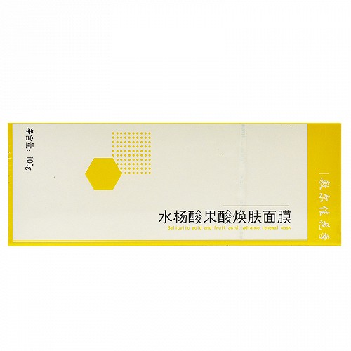 敷尔佳花季 水杨酸果酸焕肤面膜 100g