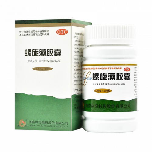 林恒 螺旋藻胶囊 0.35g*100粒