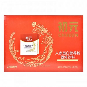 初元 人参蛋白营养粉（固体饮料） 420g(15g*14条*2袋)