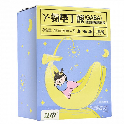 焕采 γ-氨基丁酸(GABA)香蕉蜂蜜味饮品 210ml(30ml*7)