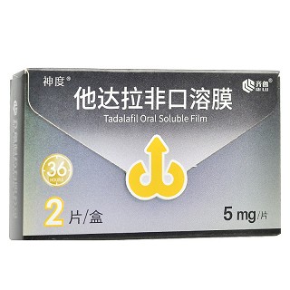 神度 他达拉非口溶膜 5mg*2片