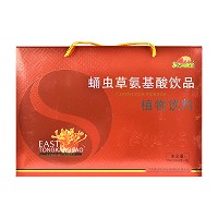 东方同康宝 蛹虫草氨基酸饮品植物饮料（礼盒3瓶装） 750ml（250ml*3瓶）