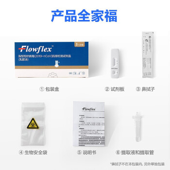 Flowflex 新型冠状病毒(2019-nCoV) 抗原检测试剂盒(乳胶法) 25人份