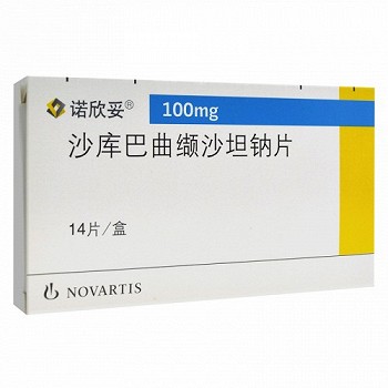 诺欣妥 Q沙库巴曲缬沙坦钠片 100mg*14片