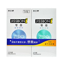 杰士邦 日本制零感超薄超润天然胶乳橡胶避孕套 12只+4只