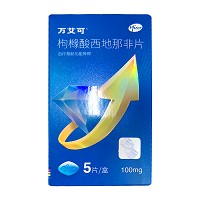 万艾可 H枸橼酸西地那非片 0.1g*5片