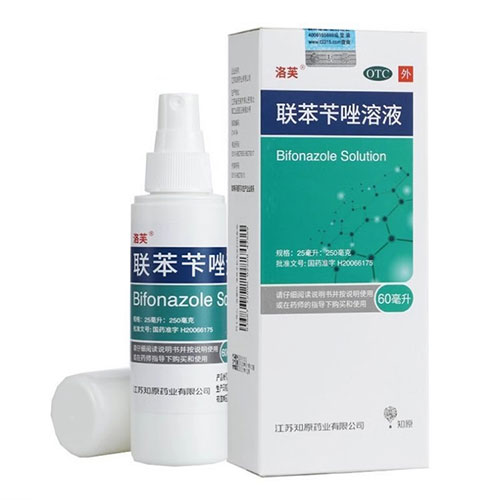 洛芙 联苯苄唑溶液 25ml:250mg*60ml