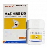 百民医生 奥美拉唑肠溶胶囊(瓶装) 20mg*30粒