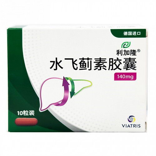 利加隆 水飞蓟素胶囊 140mg*10粒