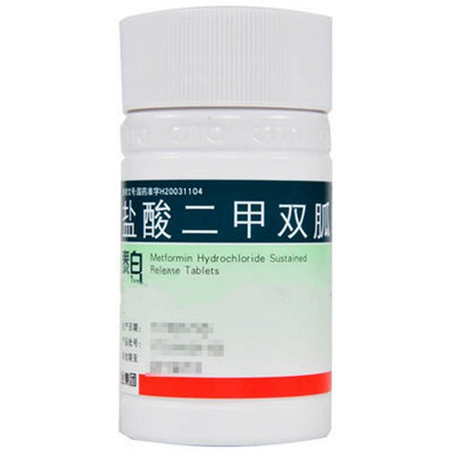 泰白 盐酸二甲双胍缓释片 0.5g*60片