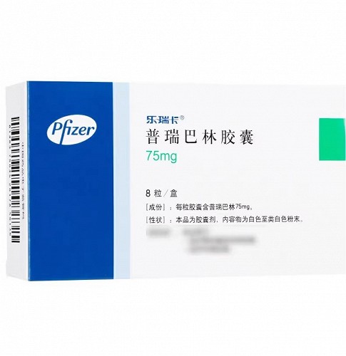 乐瑞卡 H普瑞巴林胶囊 75mg*8粒