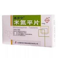 康多宁 米氮平片 15mg*10片