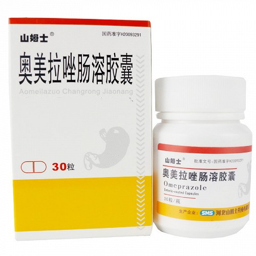 山姆士 奥美拉唑肠溶胶囊 20mg*30粒