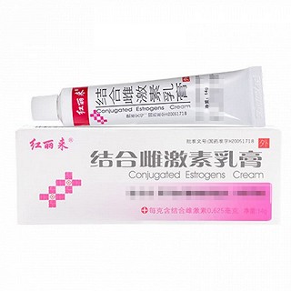 红丽来 H结合雌激素乳膏 1g:0.625mg*14g