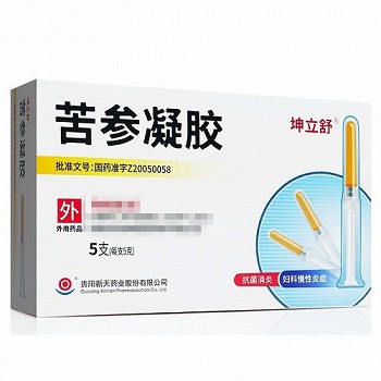 坤立舒 苦参凝胶 5g*5支