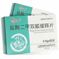 宝隆宝正 盐酸二甲双胍缓释片 0.5g*60片