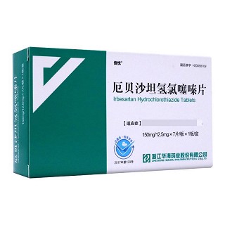 倍悦 厄贝沙坦氢氯噻嗪片 150mg：12.5mg*7片