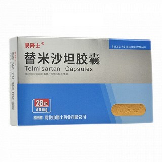 易降士 替米沙坦胶囊 40mg*14粒*2板