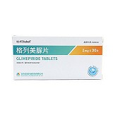 迪北 格列美脲片 1mg*30片/盒