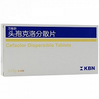 万敏新 头孢克洛分散片 0.25g*6片
