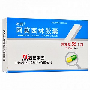 石药 H阿莫西林胶囊0.25g*12粒*2板