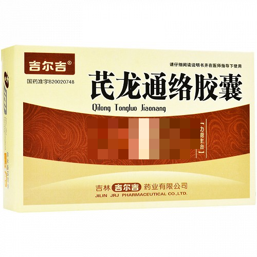 吉尔吉 芪龙通络胶囊 0.4g*12粒*3板