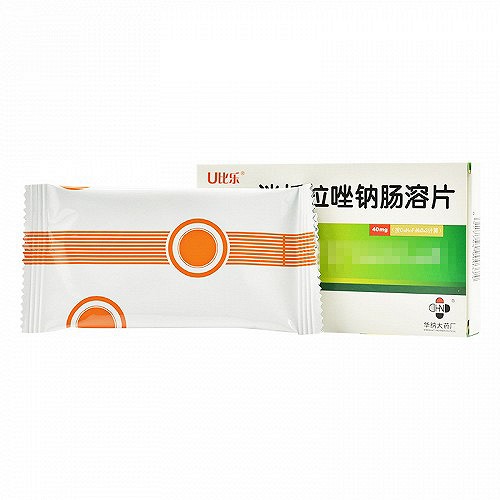 U比乐 泮托拉唑钠肠溶片 40mg*7片