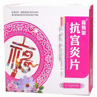 福炳堂 抗宫炎片  0.25g*90片