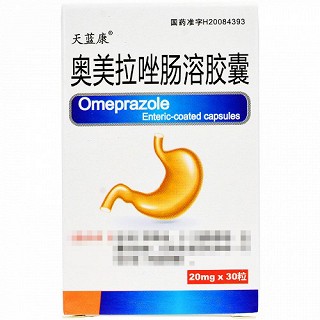 天蓝康 奥美拉唑肠溶胶囊 20mg*30粒