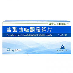 曲特恪 H盐酸曲唑酮缓释片 75mg*15片