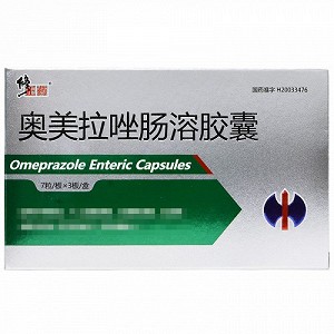 奥美拉唑肠溶胶囊 20mg*7粒*3板