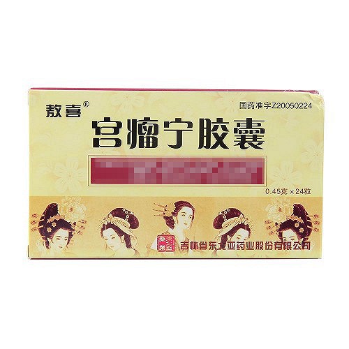 敖喜 宫瘤宁胶囊 0.45g*12粒*2板