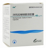 泮托拉唑钠肠溶胶囊 40mg*7粒