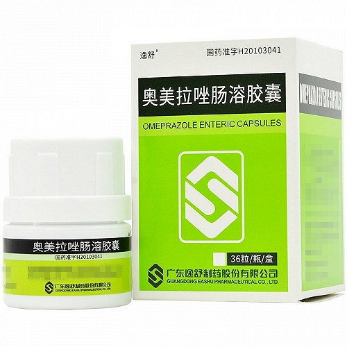 逸舒 奥美拉唑肠溶胶囊 20mg*36粒